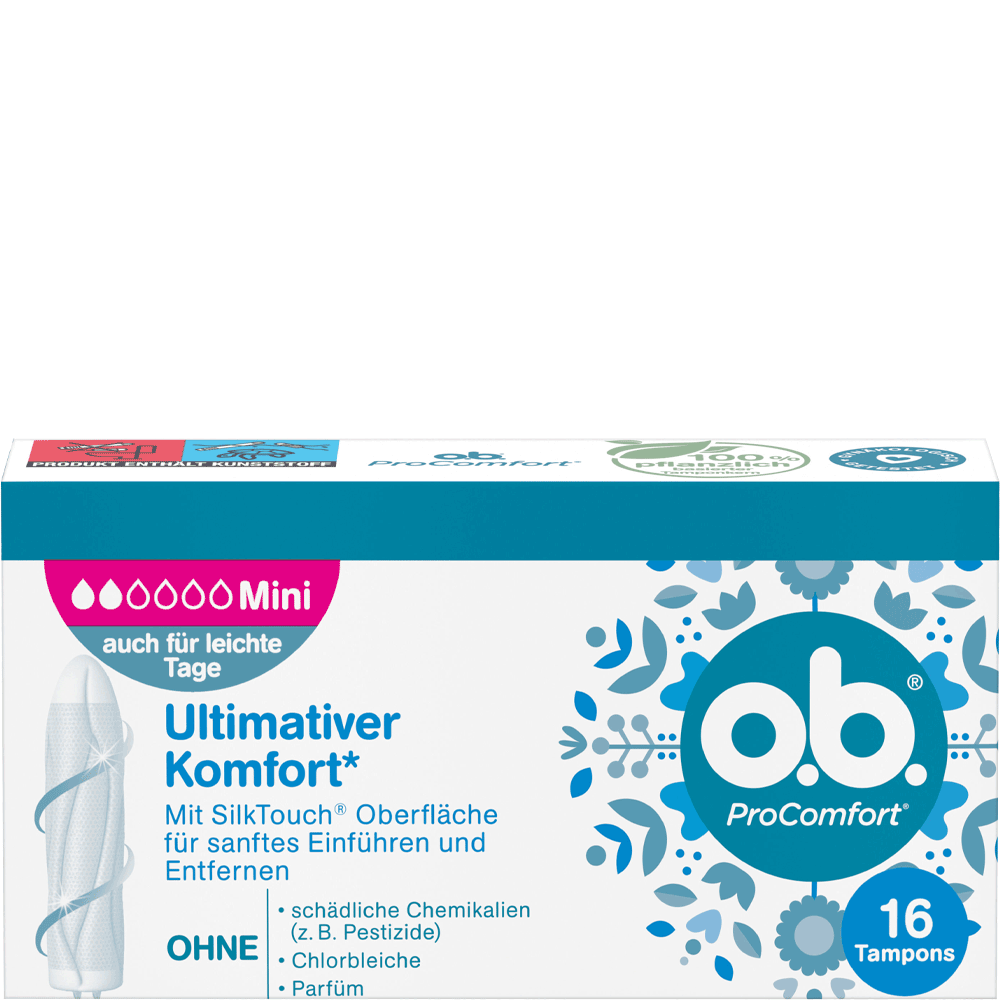 Bild: o.b. ProComfort Tampons Mini