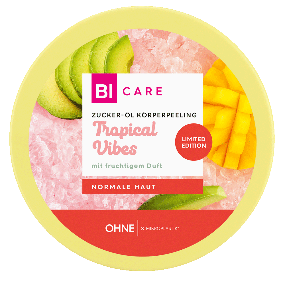 Bild: BI CARE Zucker Öl Körperpeeling Tropical Vibes 