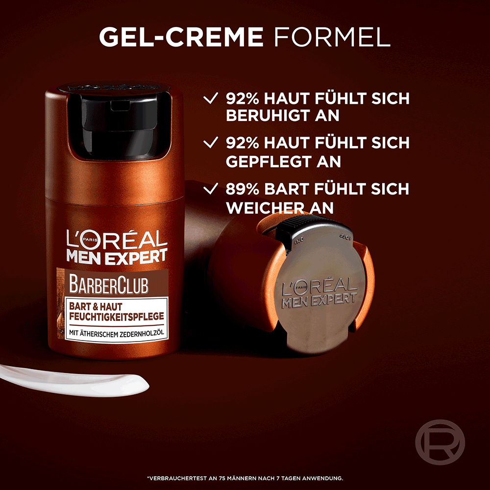 Bild: L'ORÉAL PARIS MEN EXPERT Barber Club: Bart & Haut Feuchtigkeitspflege