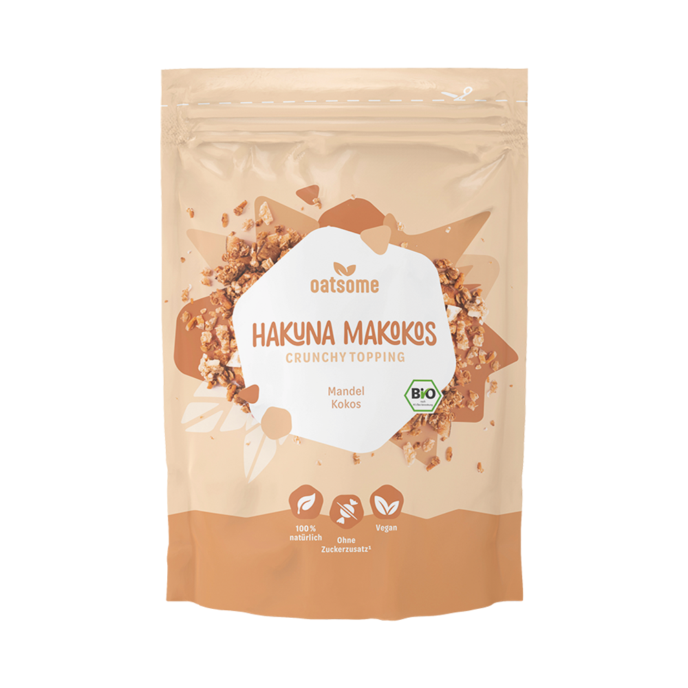 Bild: Oatsome Crunchy Topping Hakuna Makokos Mandel Kokos 