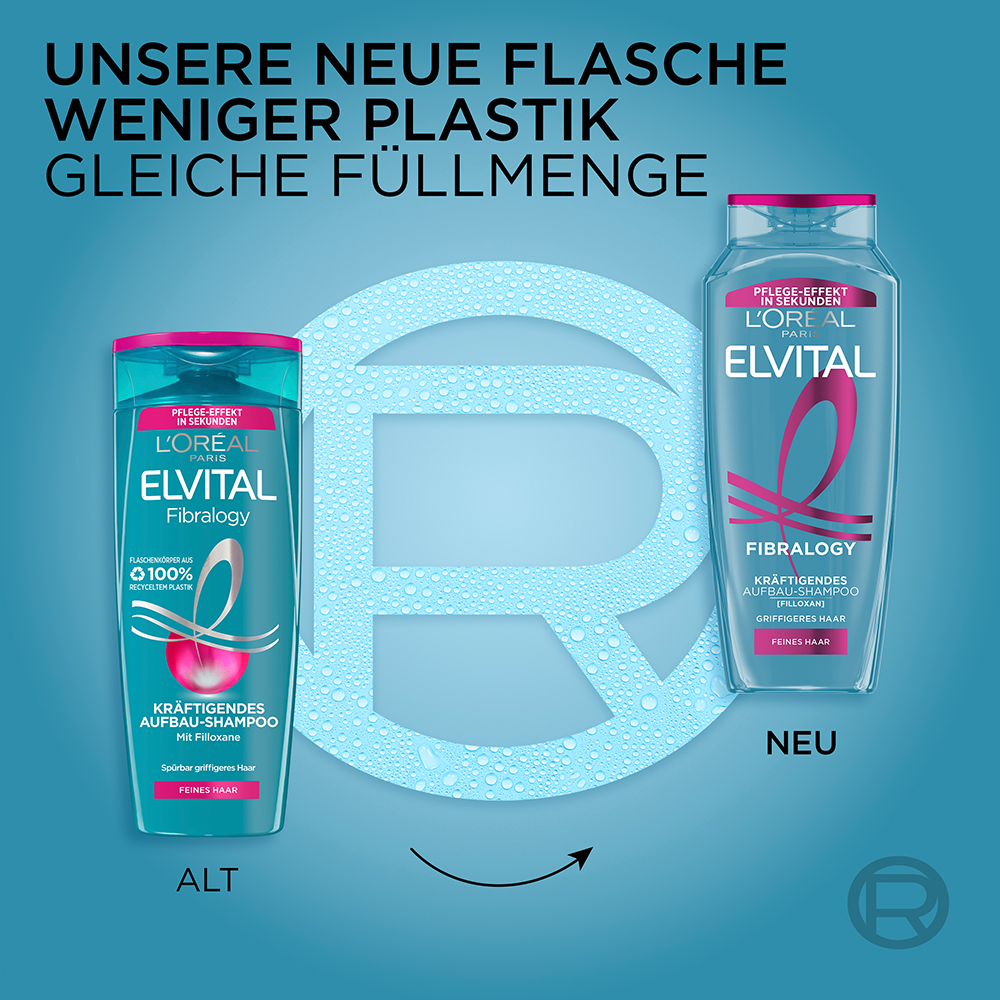 Bild: L'ORÉAL PARIS ELVITAL Fibralogy Shampoo 
