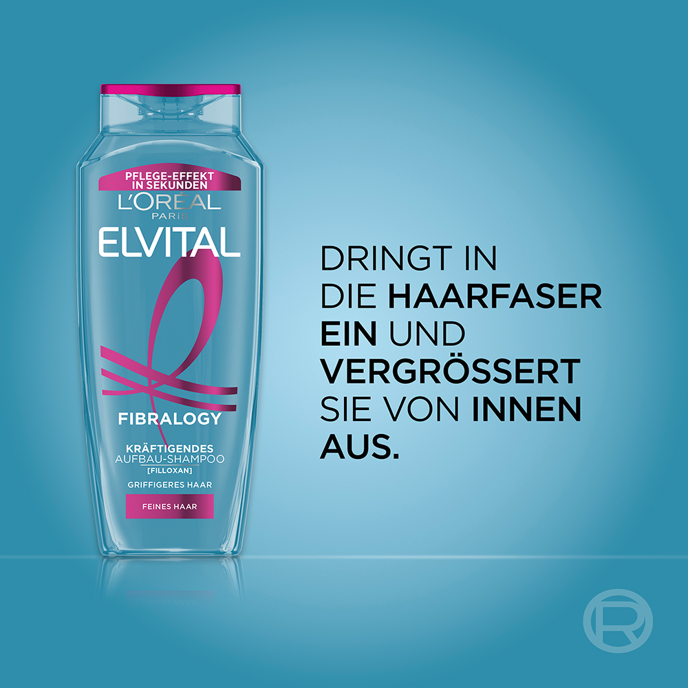 Bild: L'ORÉAL PARIS ELVITAL Fibralogy Shampoo 