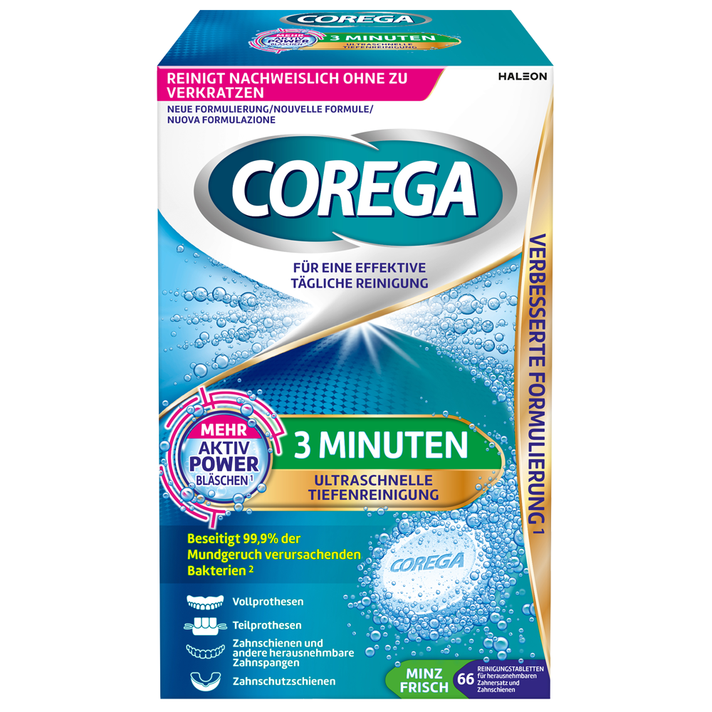 Bild: Corega 3 Minuten Tabs