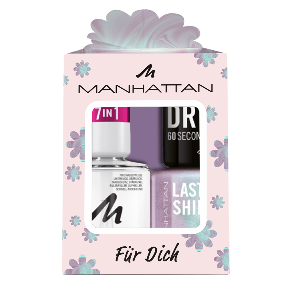 Bild: MANHATTAN Nail Treatment 7in1 Multibenefit + Last&Shine Mermaid Fantasy 50