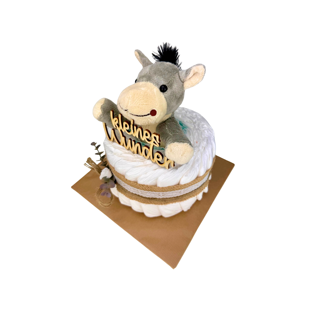 Bild: BABYWELL Windeltorte Vintage Boho 