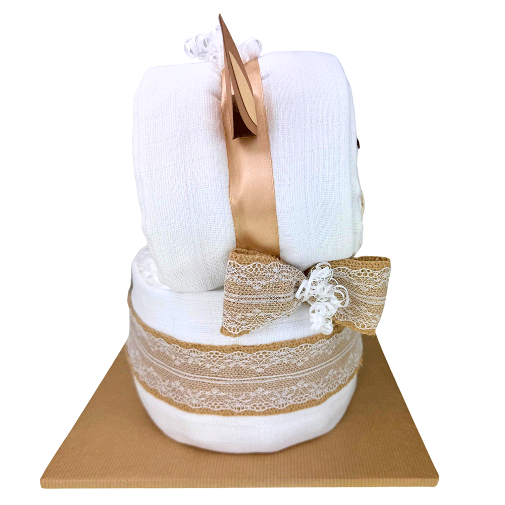 Bild: BABYWELL Windeltorte Vintage Boho 