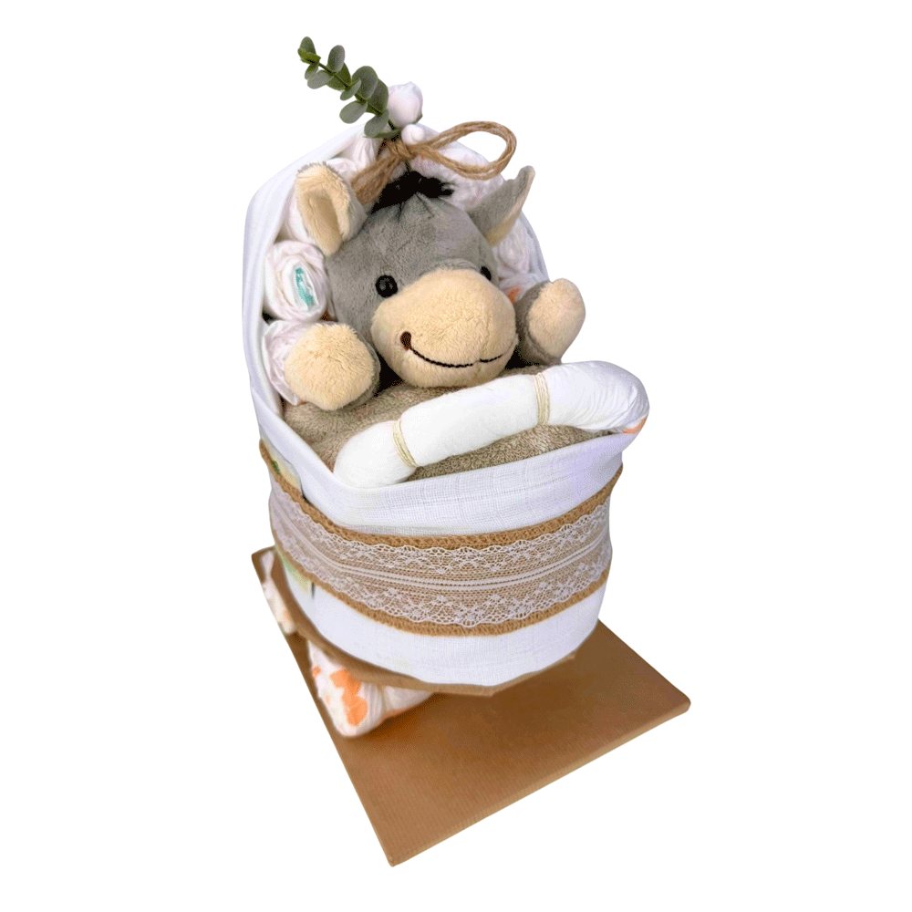 Bild: BABYWELL Windelkinderwagen Vintage Esel 