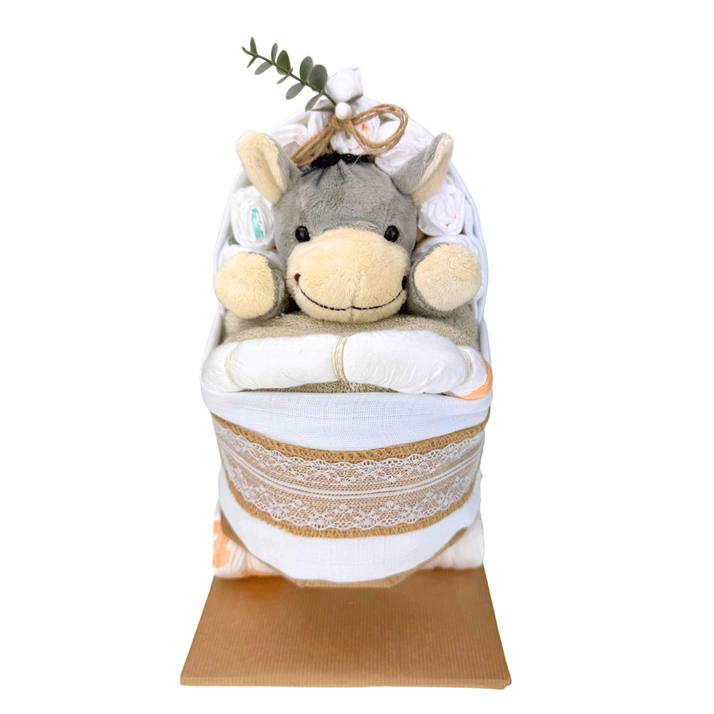 Bild: BABYWELL Windelkinderwagen Vintage Esel 