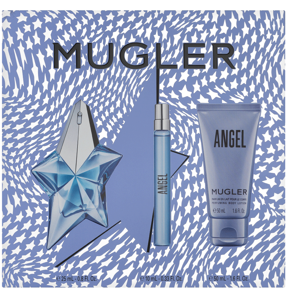 Bild: Thierry Mugler Angel Geschenkset Eau de Parfum 25 ml & 10 ml + Bodylotion 50 ml 