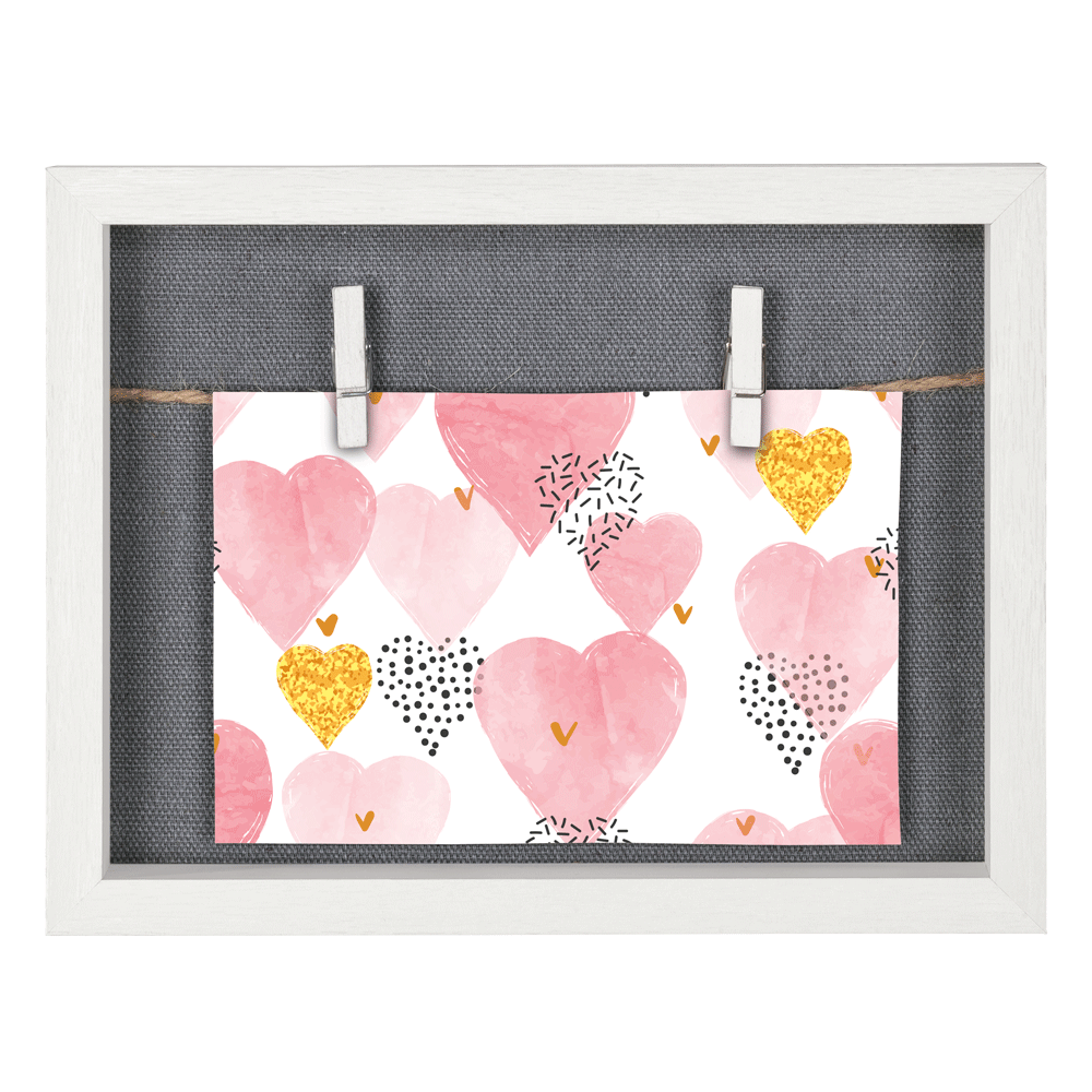 Bild: Hama Porträtrahmen 'Muro' Weiß 16.5x21.5cm 