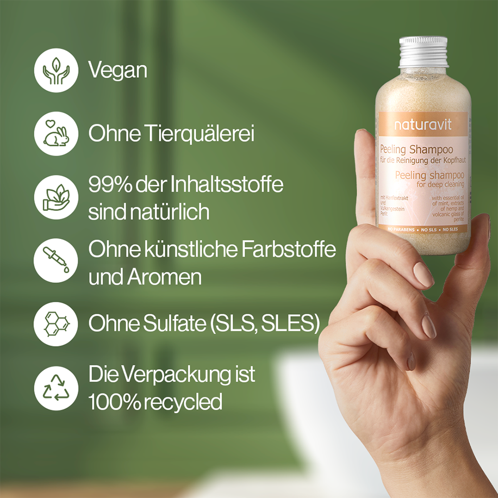 Bild: Naturavit Peeling Shampoo