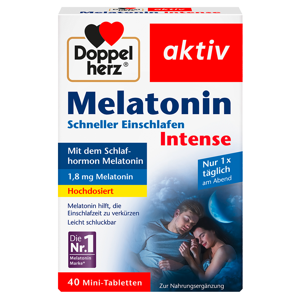 Bild: DOPPELHERZ aktiv Melatonin Intense