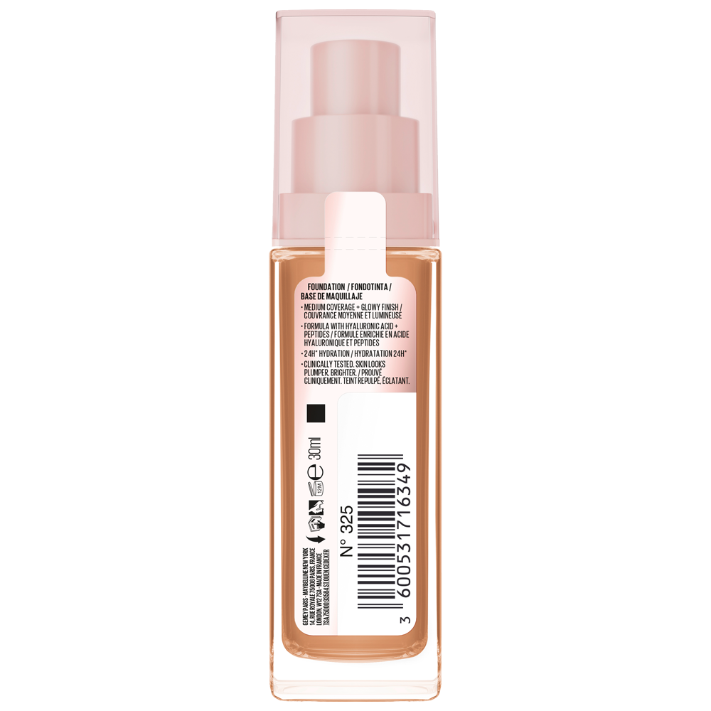 Bild: MAYBELLINE Face Lifter Plump & Glow Foundation 355