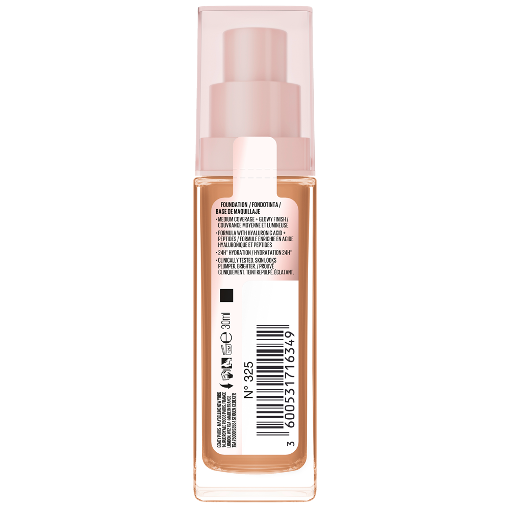 Bild: MAYBELLINE Face Lifter Plump & Glow Foundation 325