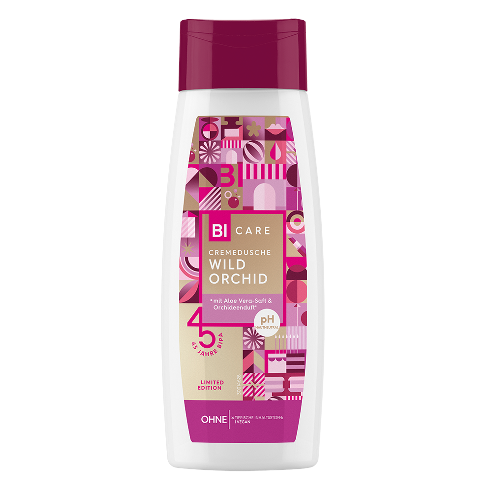 Bild: BI CARE Cremedusche Wild Orchid 45 Jahre Edition 