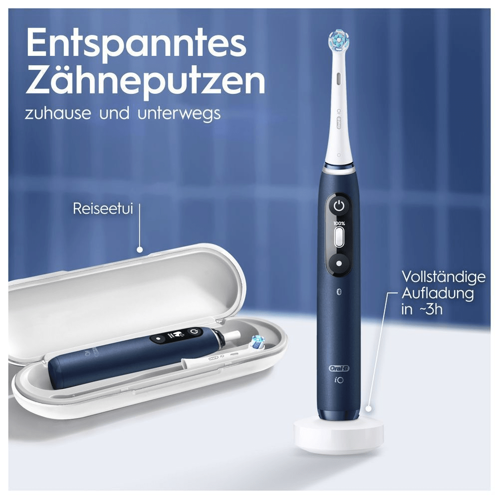 Bild: Oral-B iO 7 Elektrische Zahnbürste, Sapphire Blue