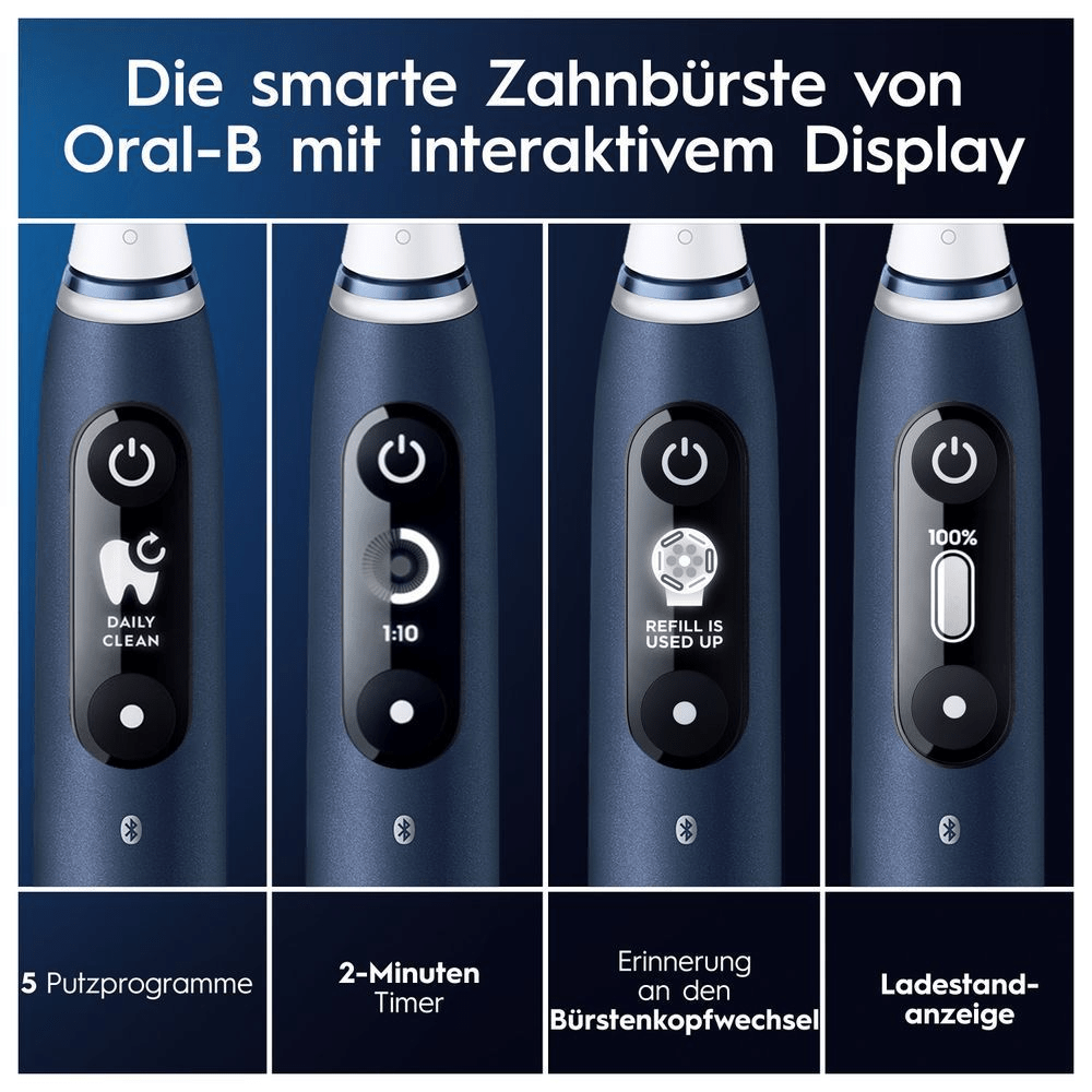 Bild: Oral-B iO 7 Elektrische Zahnbürste, Sapphire Blue