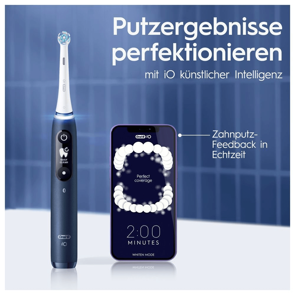 Bild: Oral-B iO 7 Elektrische Zahnbürste, Sapphire Blue
