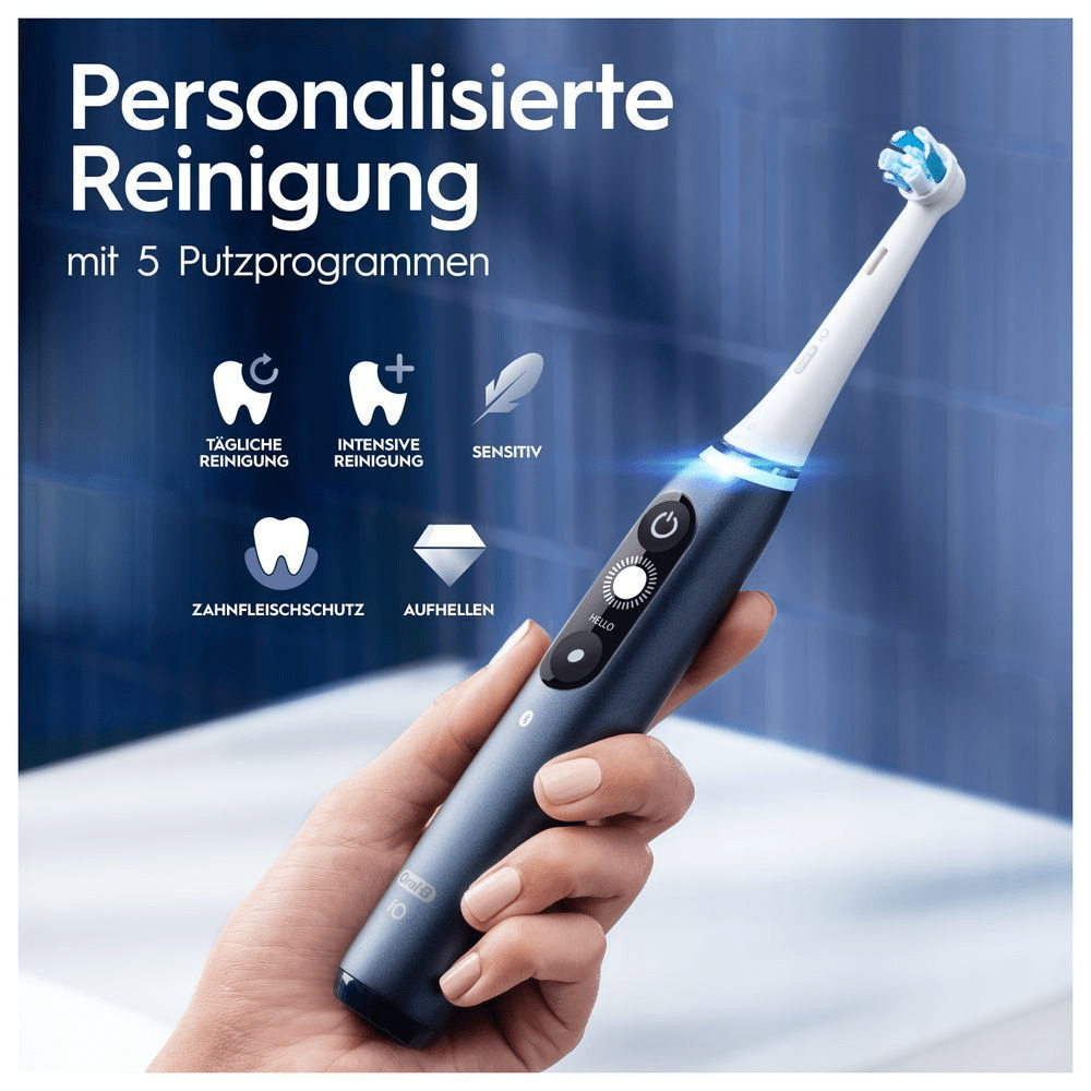 Bild: Oral-B iO 7 Elektrische Zahnbürste, Sapphire Blue