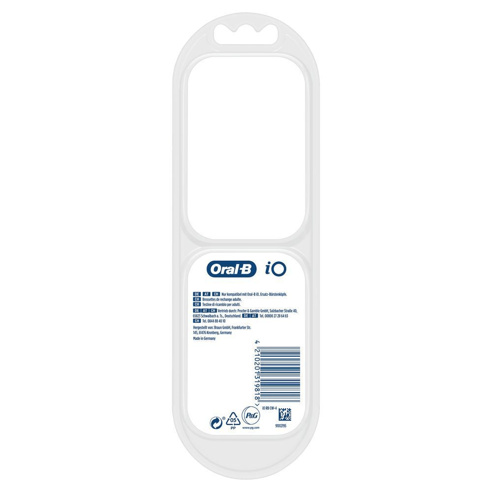 Bild: Oral-B iO Ultimative Reinigung Aufsteckbürsten, Weiß 