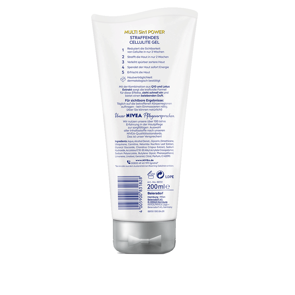 Bild: NIVEA 5in1 Cellulite Gel Q10 