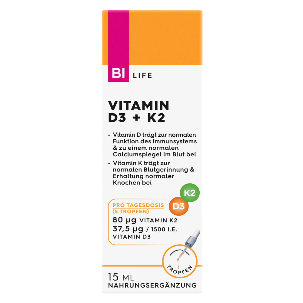 Bild: BI LIFE Vitamin D3 und K2 
