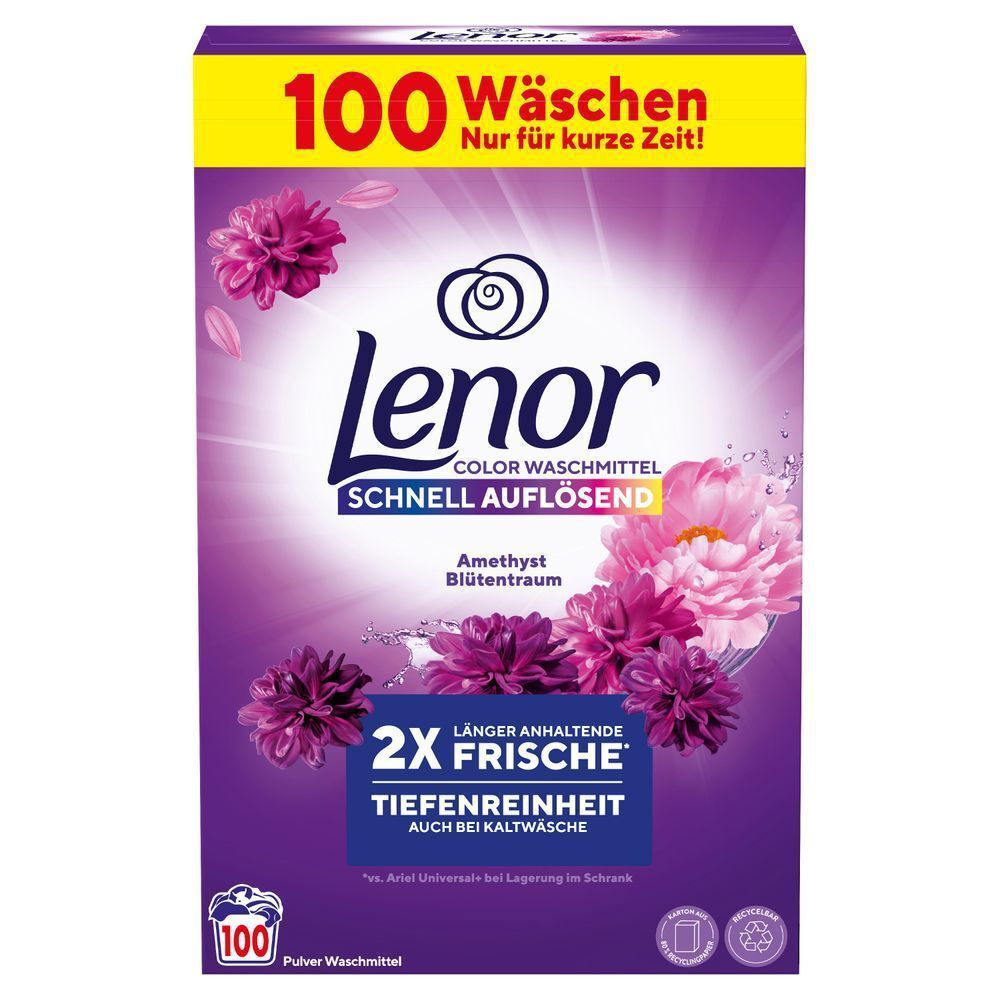 Bild: Lenor Pulverwaschmittel Amethyst Blütentraum 