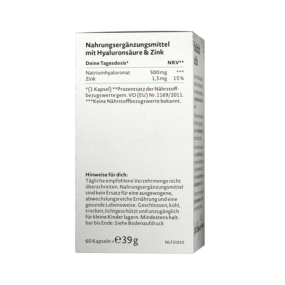 Bild: NATURE LOVE Hyaluron mit Zink 