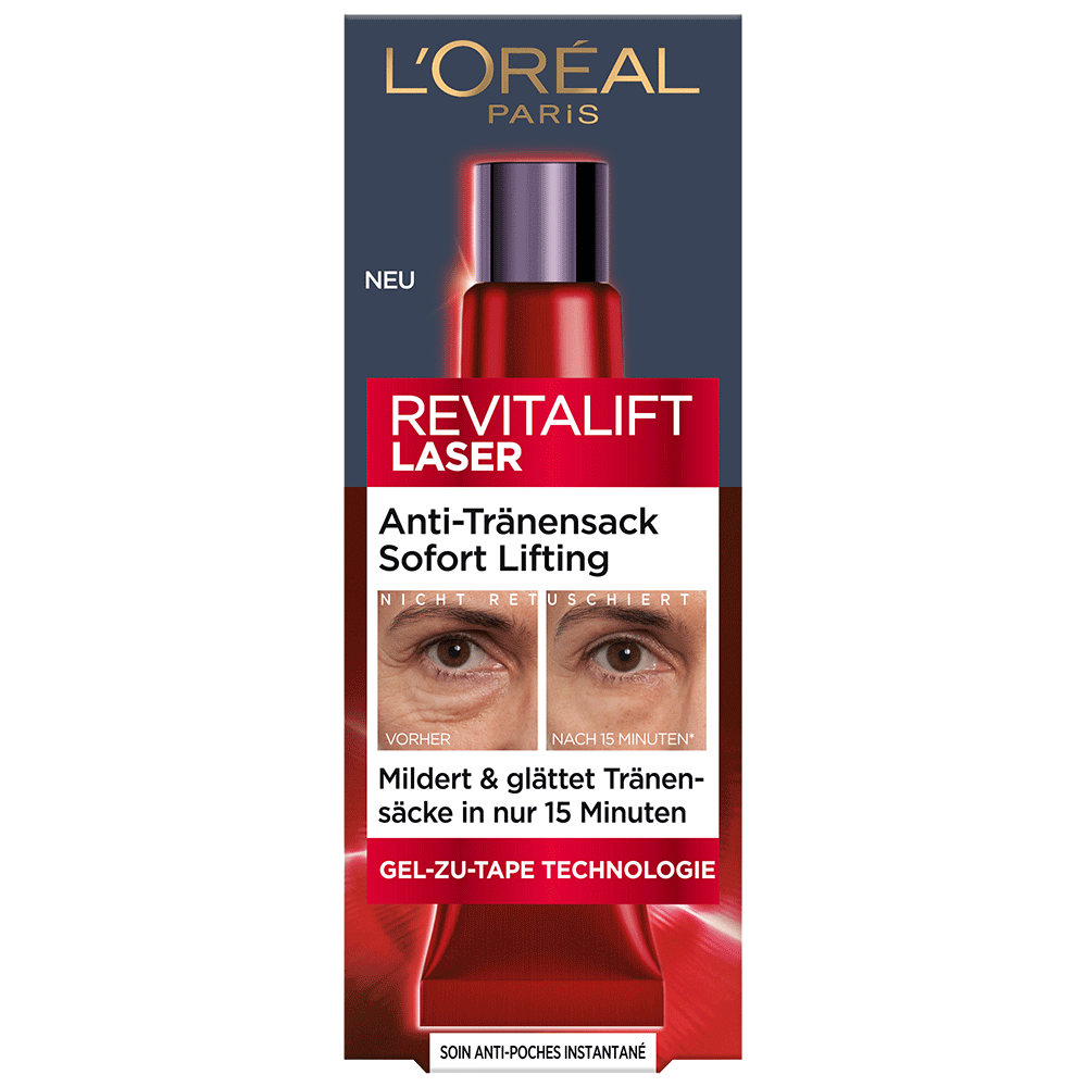 Bild: L'ORÉAL PARIS Revitalift Laser Anti-Tränensack Sofort Lifting 