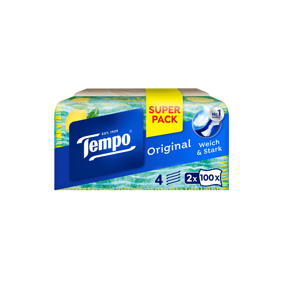 Bild: Tempo Original Taschentücher Duo Box