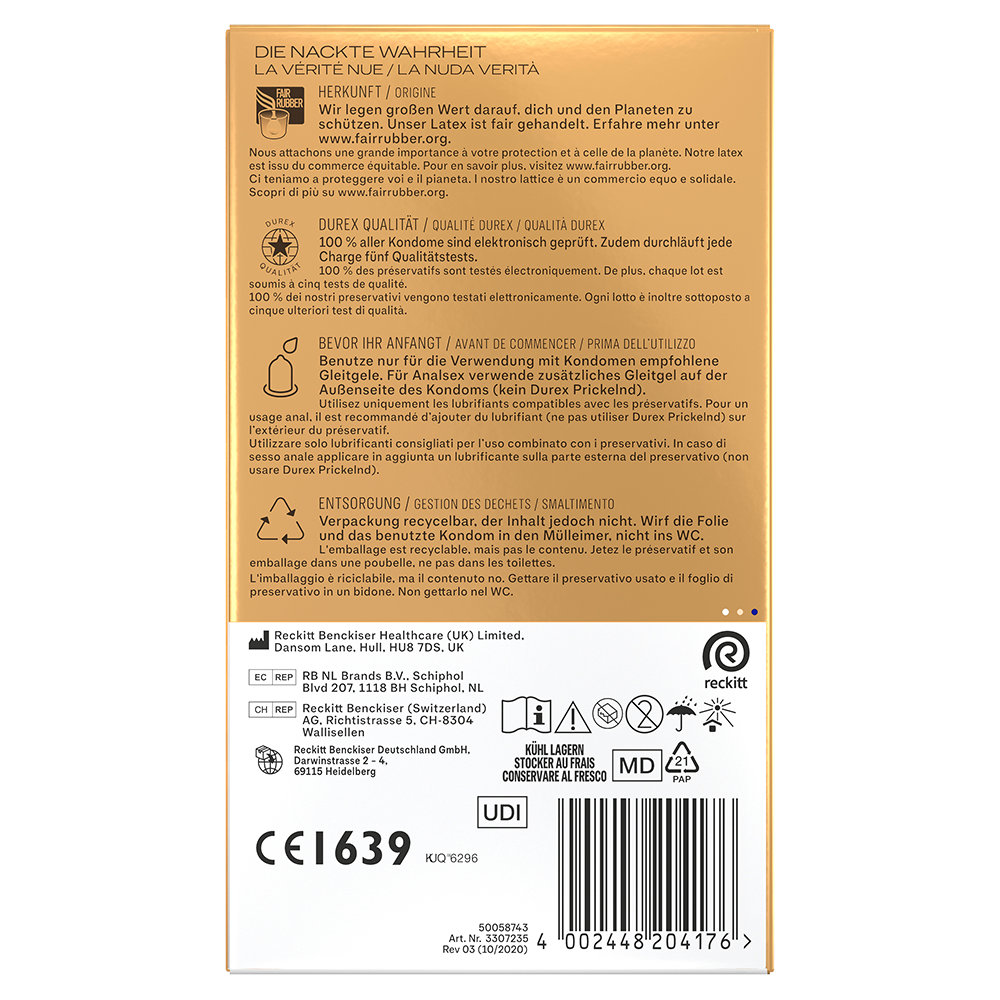 Bild: durex Kondome Hautnah Extra Feucht