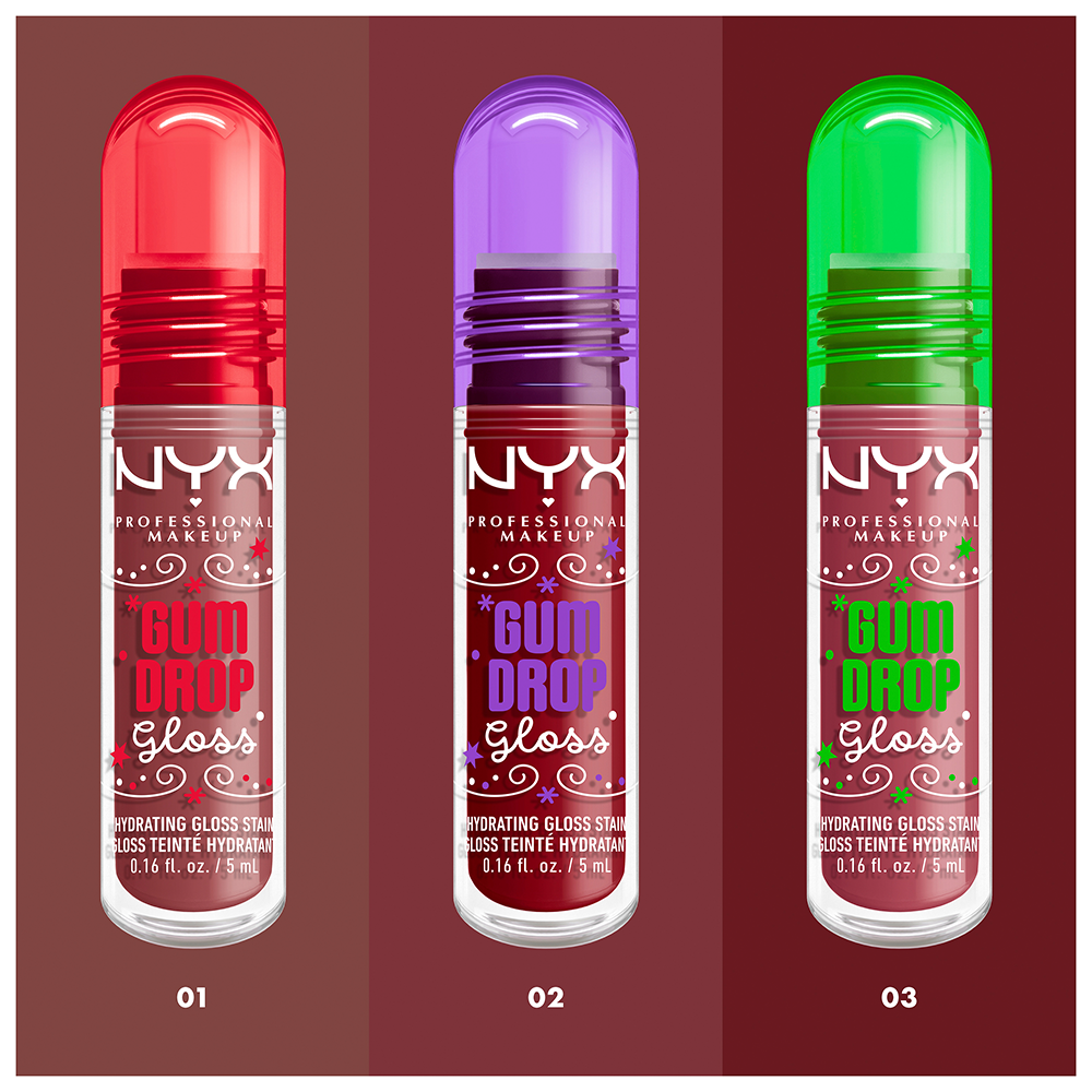 Bild: NYX Professional Make-up Gumdrop Gloss Stain Bubblegum Burst 2