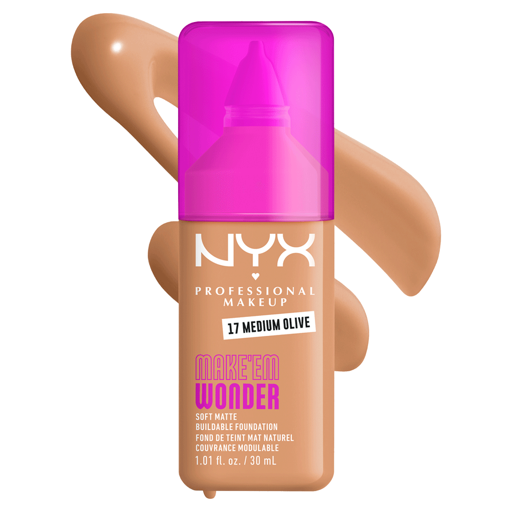Bild: NYX Professional Make-up Make 'EM Wonder Foundation Medium Olive 17