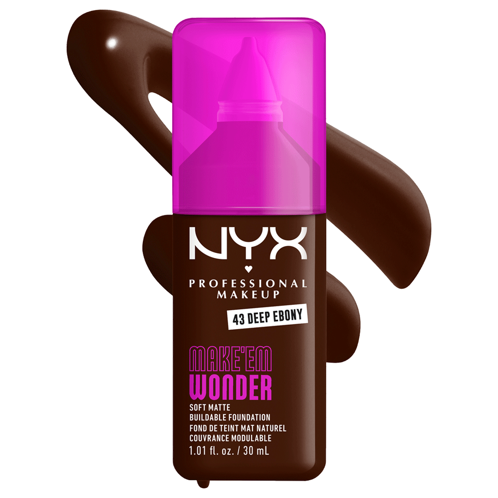 Bild: NYX Professional Make-up Make 'EM Wonder Foundation Deep Ebony 43