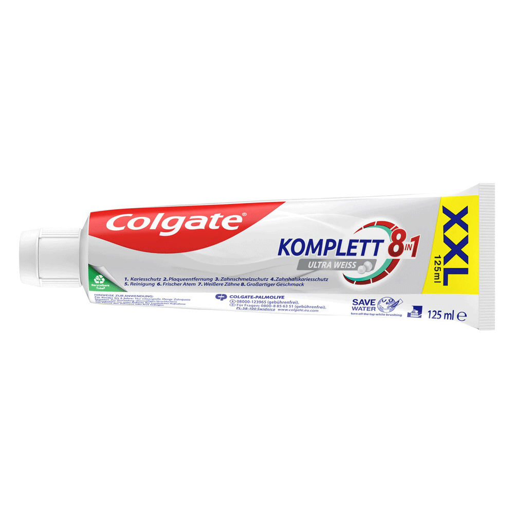 Bild: Colgate Komplett 8In1 Ultra Weiß Zahnpasta 
