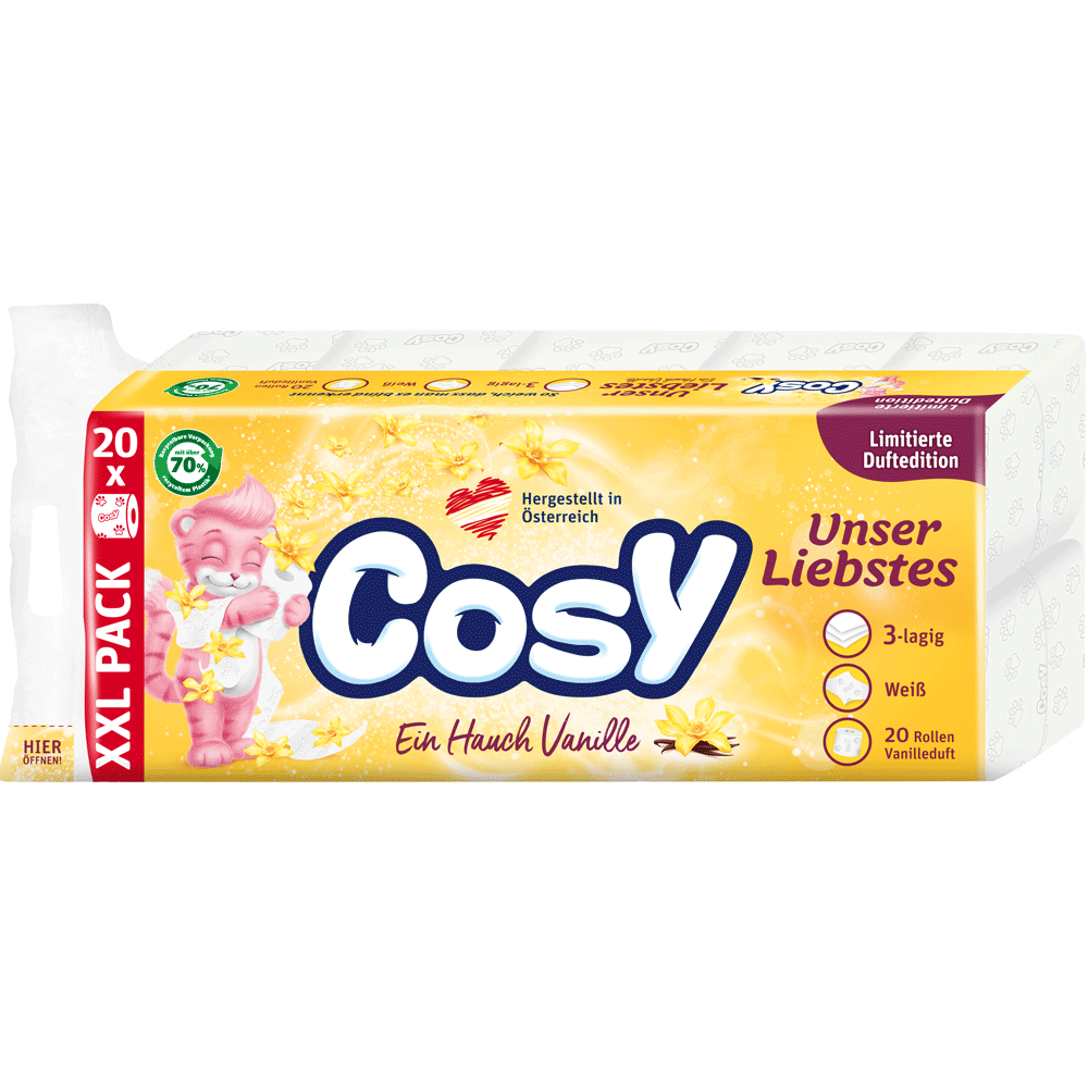 Bild: Cosy Unser Liebstes Toilettenpapier Limitierte Duftedition Vanille 