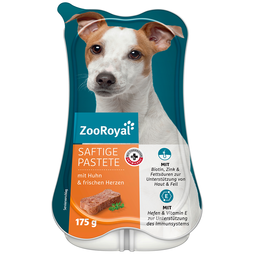 Bild: ZooRoyal Saftige Pastete mit Huhn und frischen Herzen 