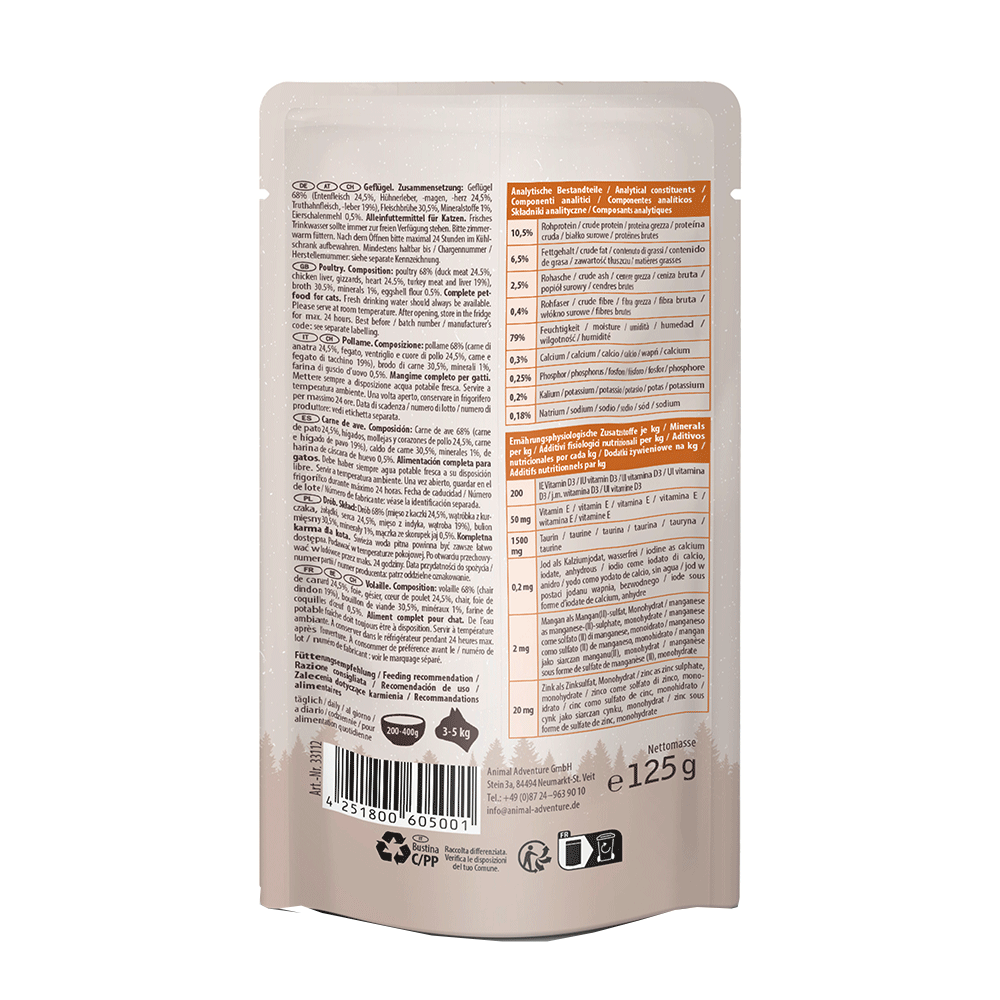 Bild: Venandi Animal Nassfutter Geflügel