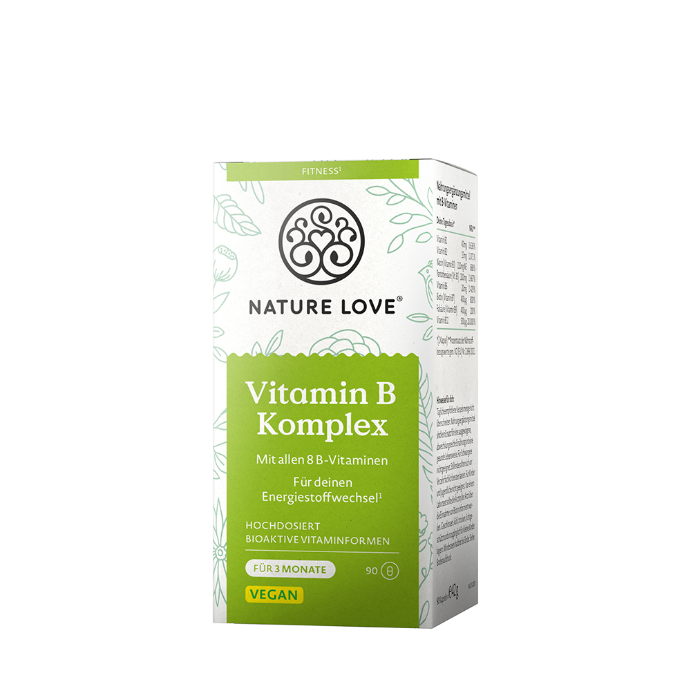 Bild: NATURE LOVE Vitamin B Komplex 