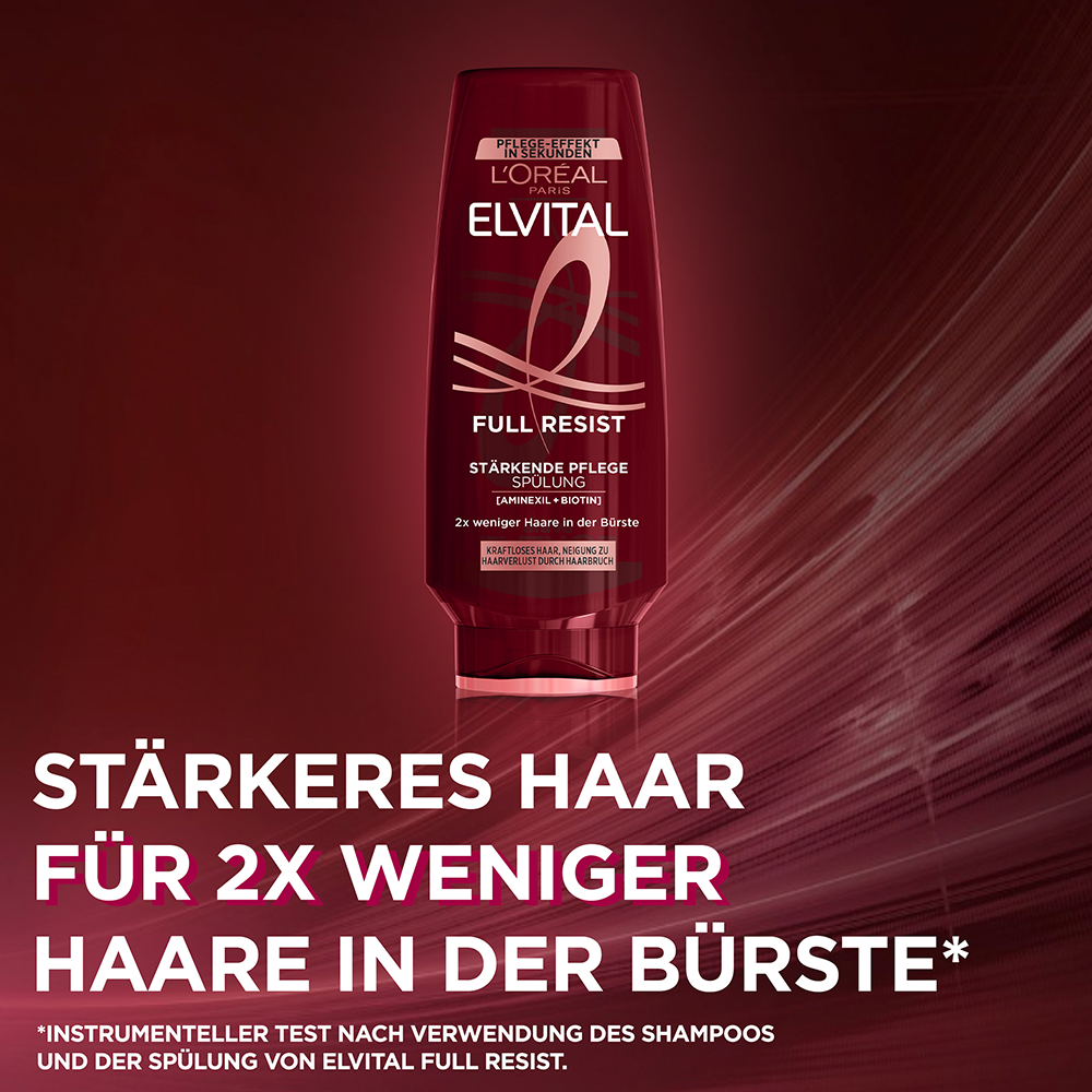 Bild: L'ORÉAL PARIS ELVITAL Full Resist Stärkende Pflege Spülung 