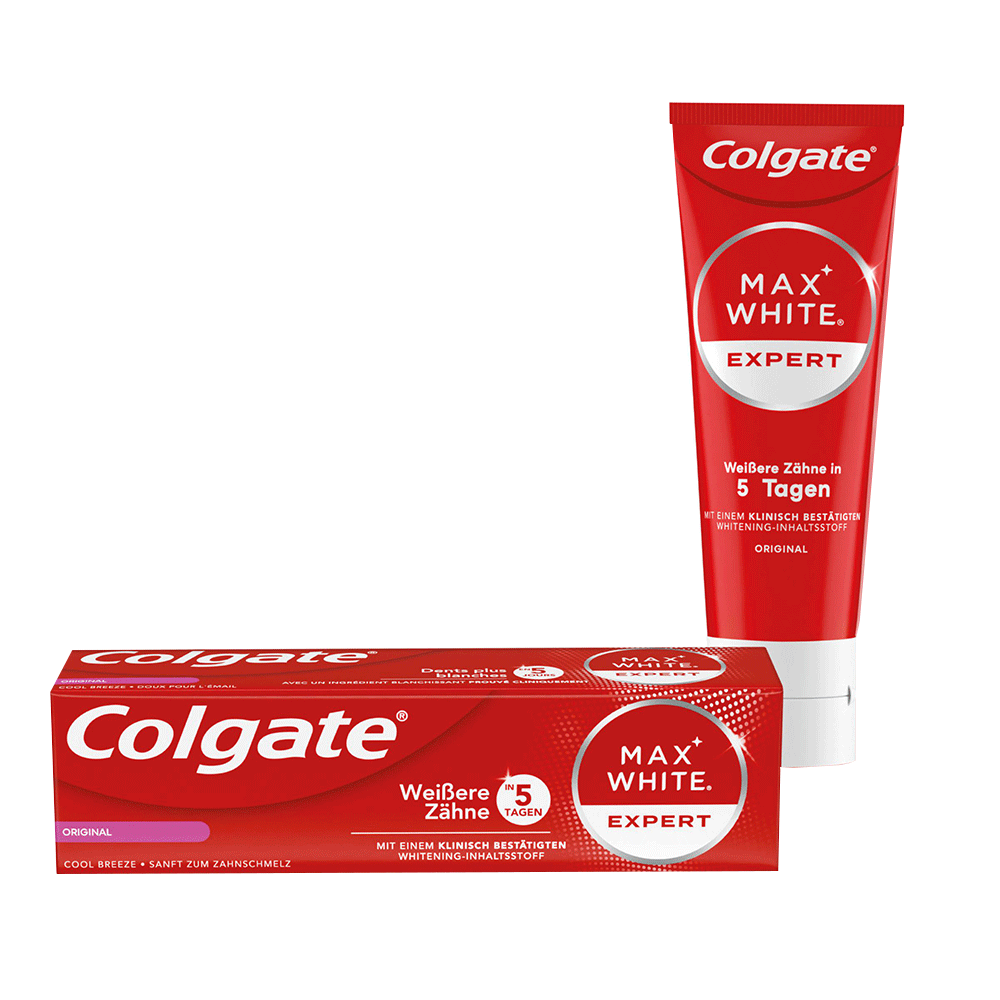 Bild: Colgate Max White Expert White Zahncreme 