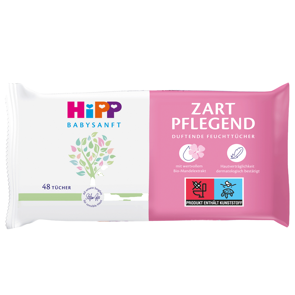 Bild: HiPP Babyfeuchttücher Zart Pflegend, 5x48 Stück 