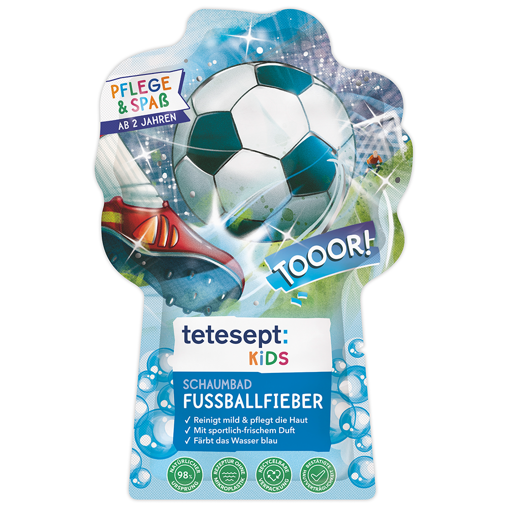 Bild: tetesept: Kids Schaumbad Fussballfieber