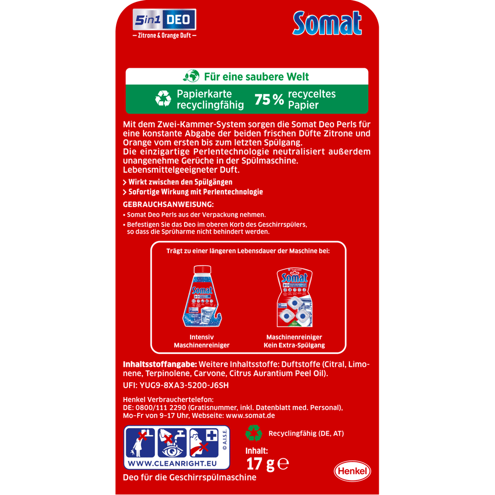 Bild: Somat Spülmaschinen-Deo 5in1