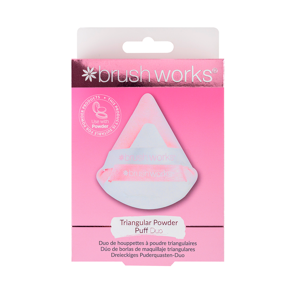 Bild: brushworks Triangular Powder Puff Duo 