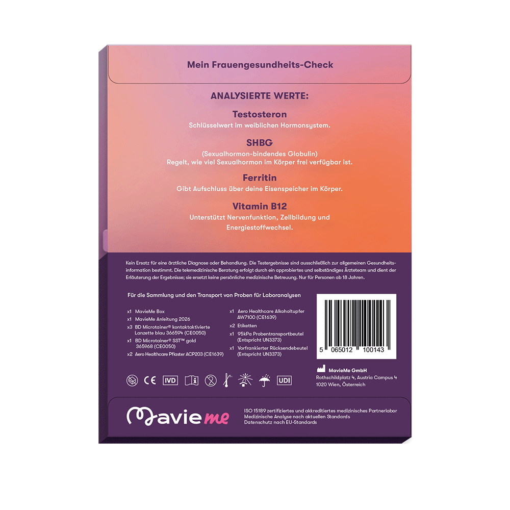 Bild: Mavie Frauengesundheitscheck Bluttest 
