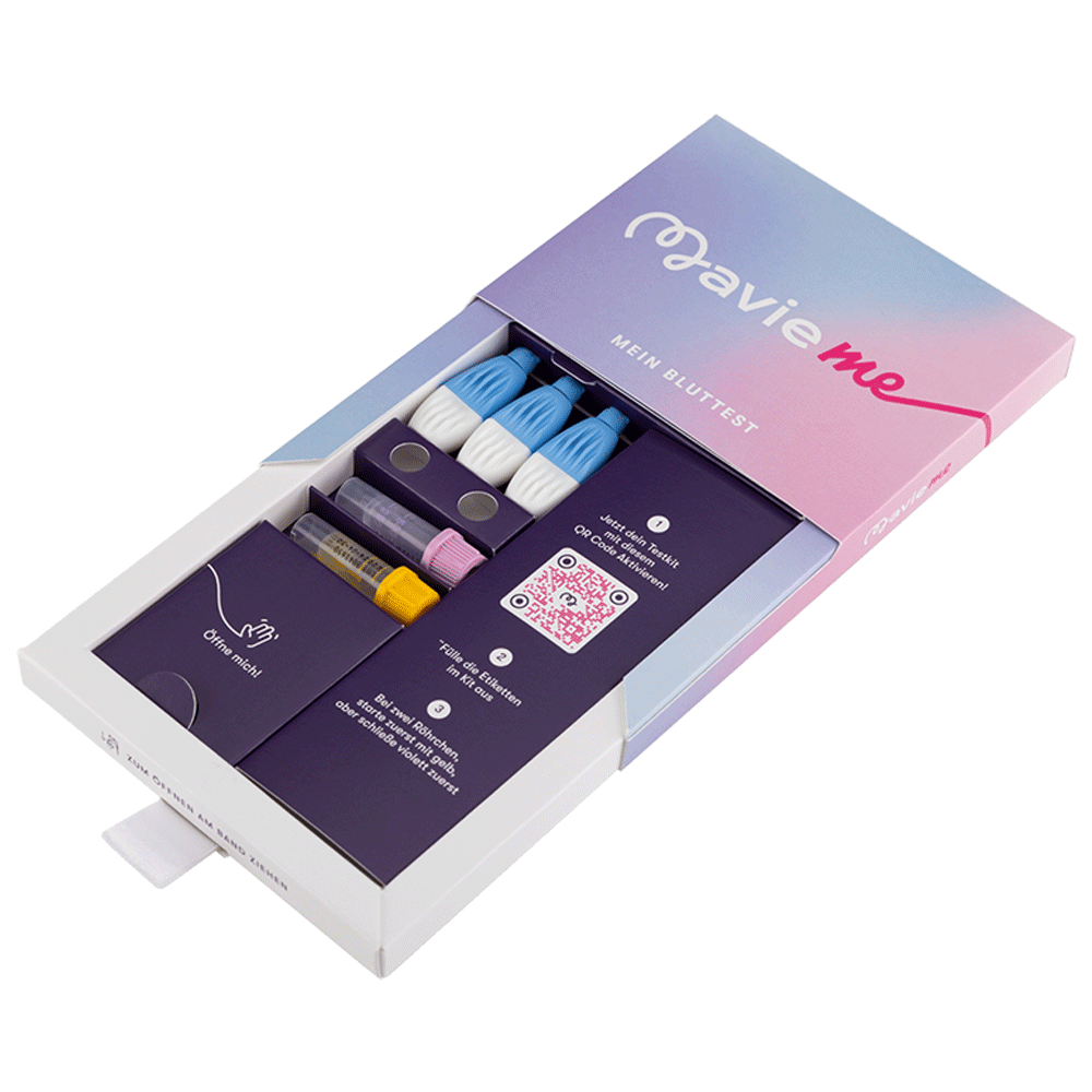 Bild: Mavie Frauengesundheitscheck Bluttest 