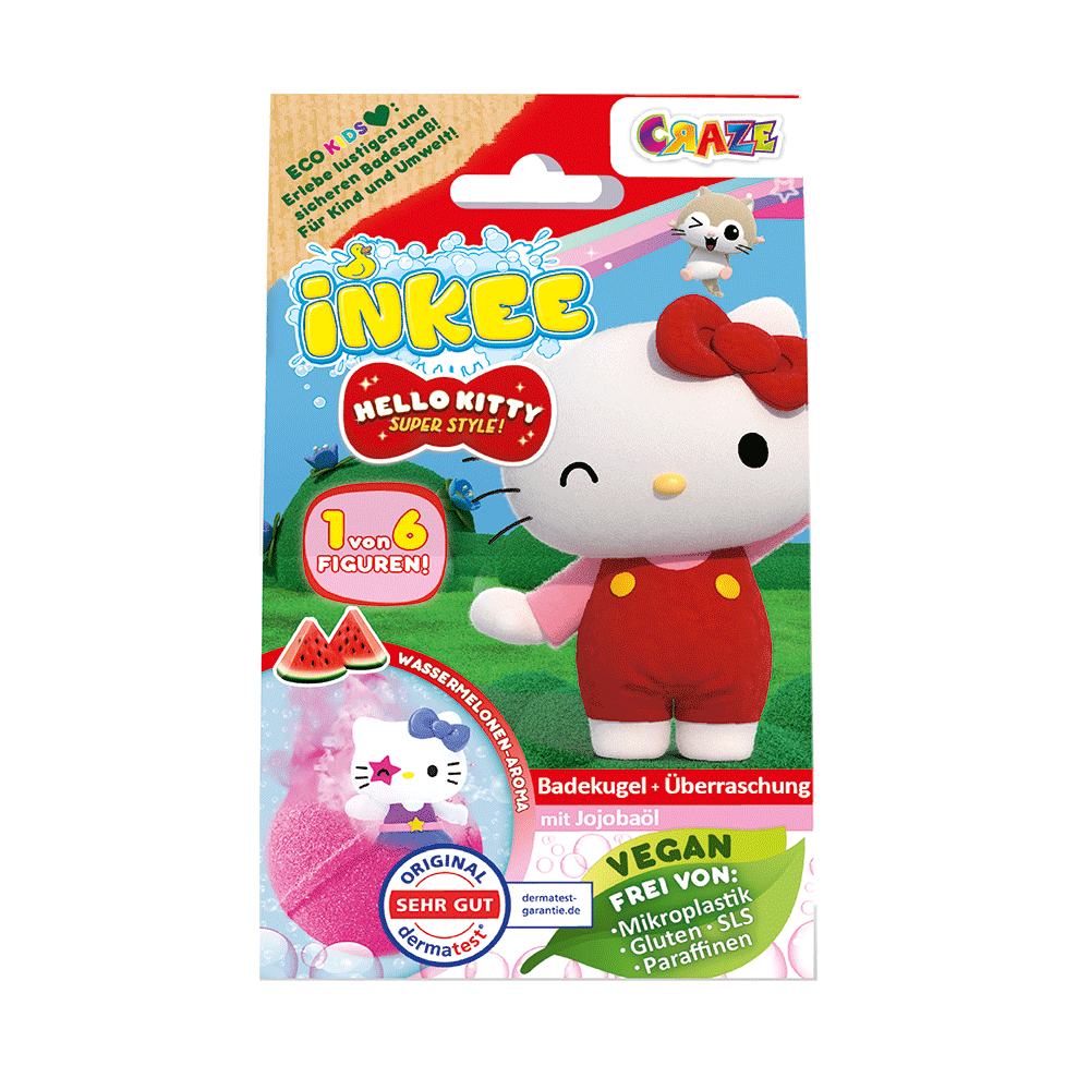 Bild: Craze Inkee Hello Kitty Badekugel mit Überraschung 
