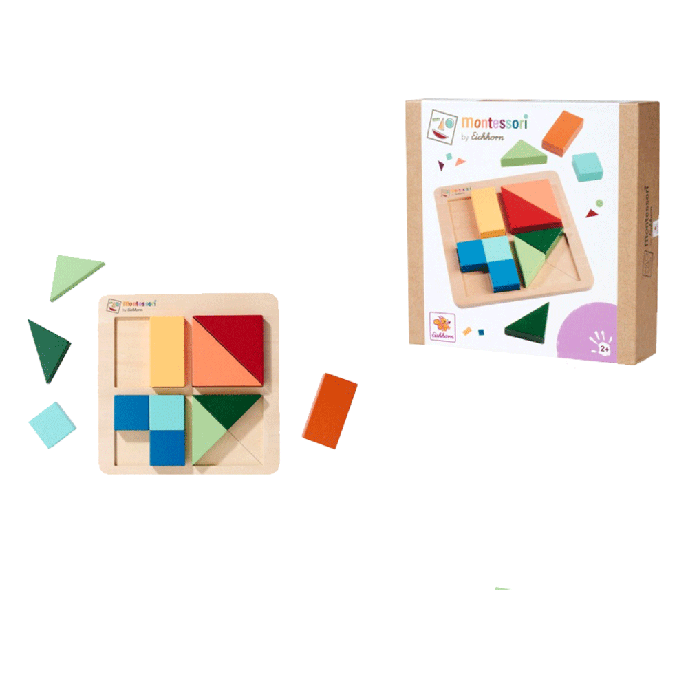 Bild: Eichhorn Montessori Formenpuzzle 