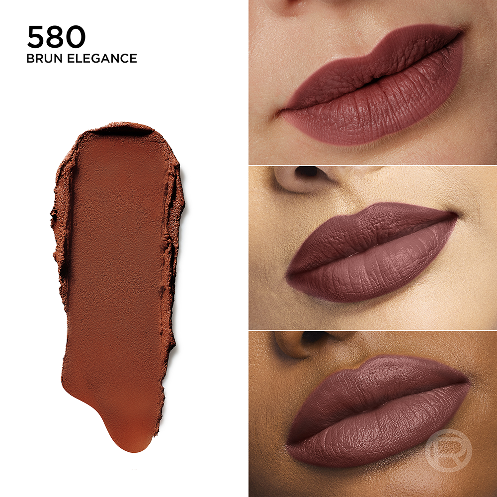 Bild: L'ORÉAL PARIS Color Riche Blurred Matte Lippenstift Brun Elegance 580